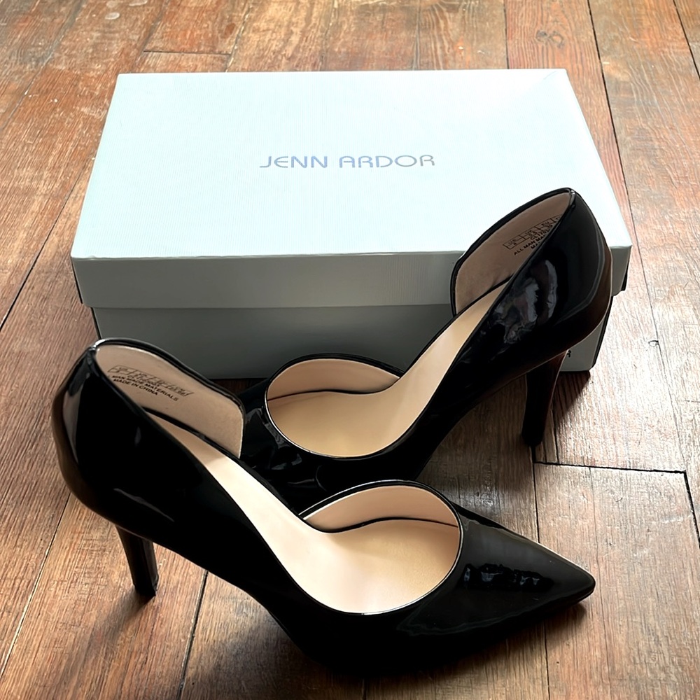 Black Patent Leather High Heels